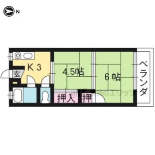 中塚マンション【1-1号室】の間取り
