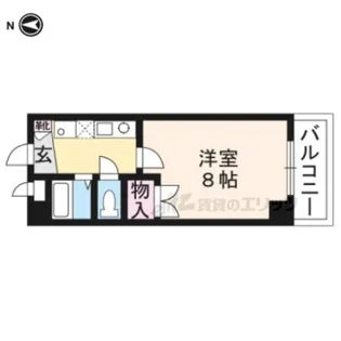 ヒルズオグラ【307号室】の間取り