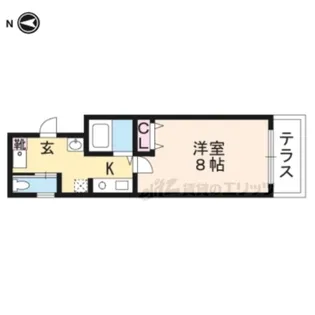 ル・パルク【106号室】の間取り