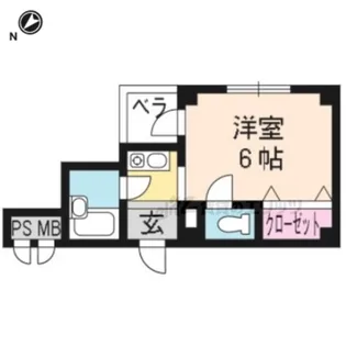 TYMコーポ ?1【208号室】の間取り