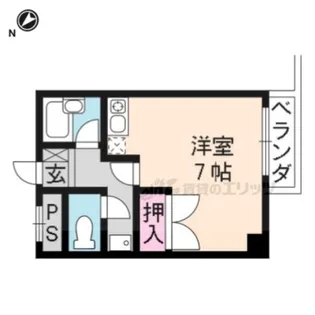 ウエストマーシュ【301号室】の間取り