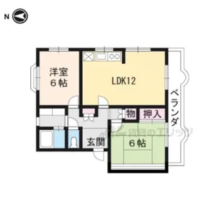 オークフィールド【B201号室】の間取り