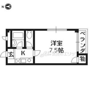 メゾン・ド・カルム【2階】の間取り