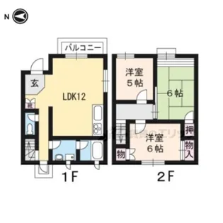 カ・ドーロ尊上院【A号室】の間取り