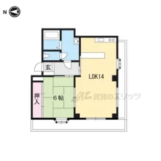 GRAND VIEW 嵐山【2階】の間取り