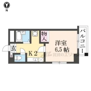 SaaCaddian【501号室】の間取り