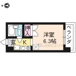 ルシエル御蔭【305号室】の間取り