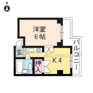 ハイツ近江【301号室】の間取り