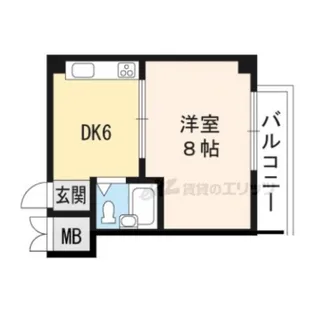 メゾン桃山【205号室】の間取り