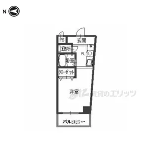 ボナール椥ノ辻【506号室】の間取り