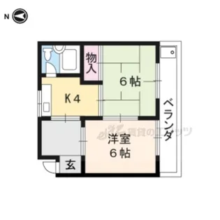 シャトー広見【403号室】の間取り
