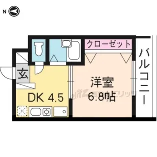 カ?ネルスタジオ2【301号室】の間取り