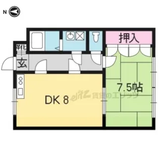 フラット291【101号室】の間取り