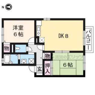 「セジュール伊東」【1階】の間取り