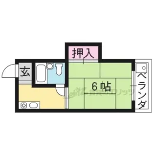 サンハイツ神足【305号室】の間取り