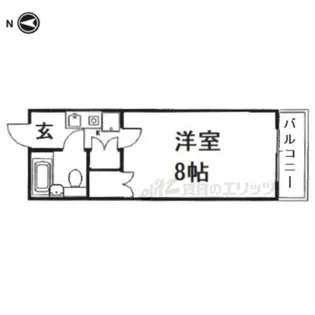 インペリアル桜【308号室】の間取り