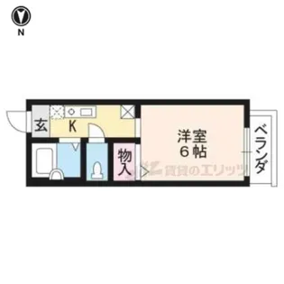 リバティ・アイ【105号室】の間取り