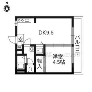 プレジール桂【103号室】の間取り