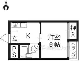 ヤングビレッジきりしま【103号室】の間取り