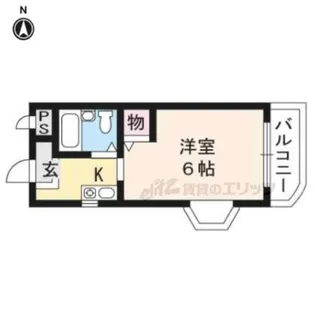 CASA瑞【201号室】の間取り