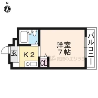 CASA瑞【203号室】の間取り