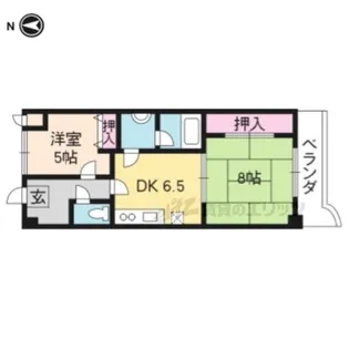 ルミエール沼田【207号室】の間取り