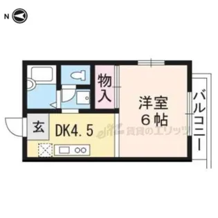 ルポズワール【106号室】の間取り