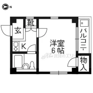 オークハイツ【302号室】の間取り