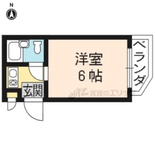 エンドレス桂【202号室】の間取り