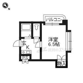 メゾンショウエイ【207号室】の間取り