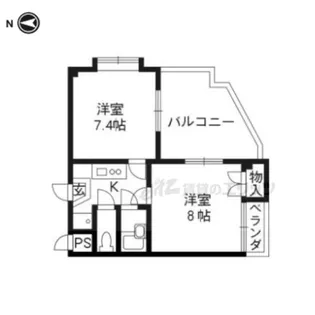 メゾンショウエイ【5階】の間取り