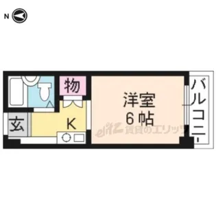 ブラザー徳大寺【304号室】の間取り