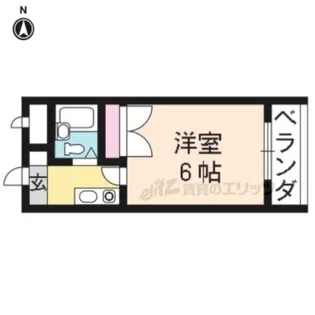 コーポ平成【203号室】の間取り