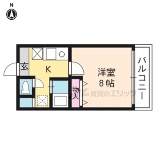 メゾンカルム【305号室】の間取り