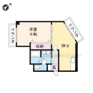 Choei第5コーポ中川【302号室】の間取り