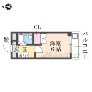 サンクレール【3階】の間取り
