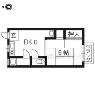 ハイツストーク【201号室】の間取り
