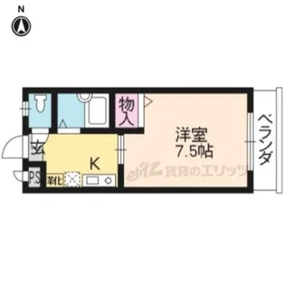プリオール京都【502号室】の間取り