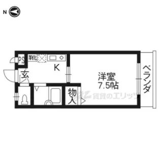 プリオール京都【408号室】の間取り