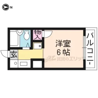 メゾン・ブランシュ【602号室】の間取り