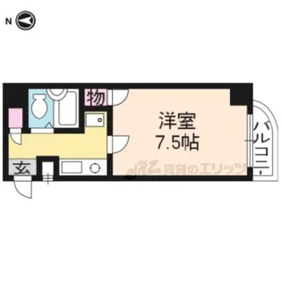 メゾン・ブランシュ【607号室】の間取り