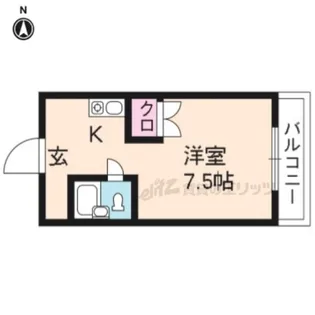 AXIA京都【506号室】の間取り