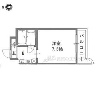 AXIA京都【4階】の間取り