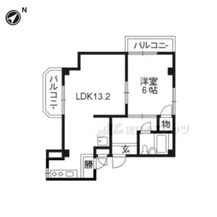 メゾンバーザス【301号室】の間取り