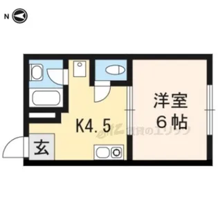 ル・ヴェール桂【301号室】の間取り