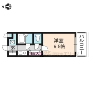 インペリアルジュン【501号室】の間取り