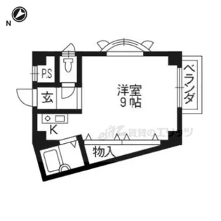 ソルフェージュ桂【303号室】の間取り