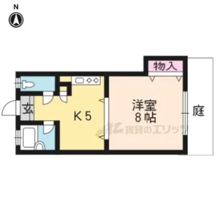 ロイヤルコーポ桂【102号室】の間取り