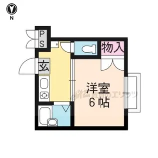 ハイツコクボ【1階】の間取り
