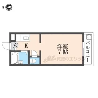 スタジオヒロ【301号室】の間取り